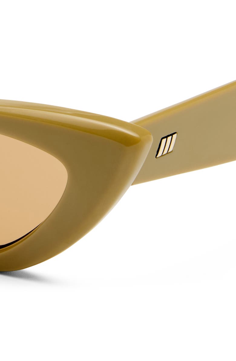 Le Specs Hypnosis Cat Eye Sunglasses, Alternate, color, Biscotti / Light Brown Mono