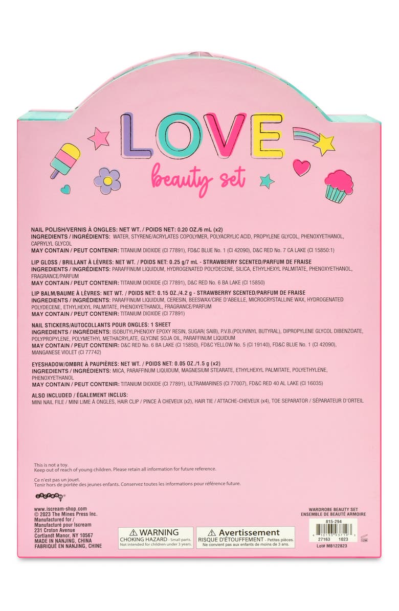 Iscream Wardrobe Beauty Set, Alternate, color, Multi Pink