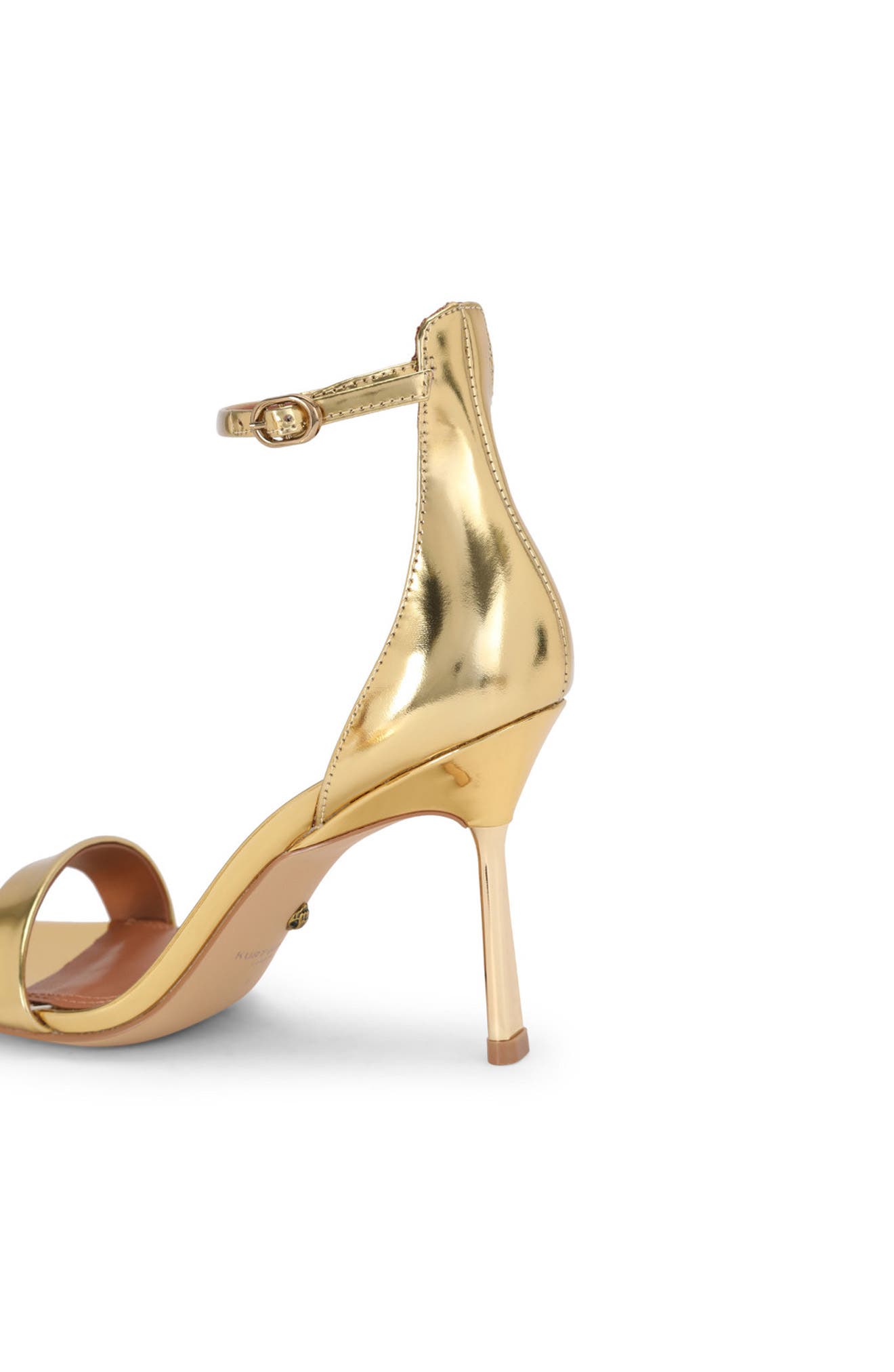 Bank Ankle Strap Sandal, Alternate, color, GOLD