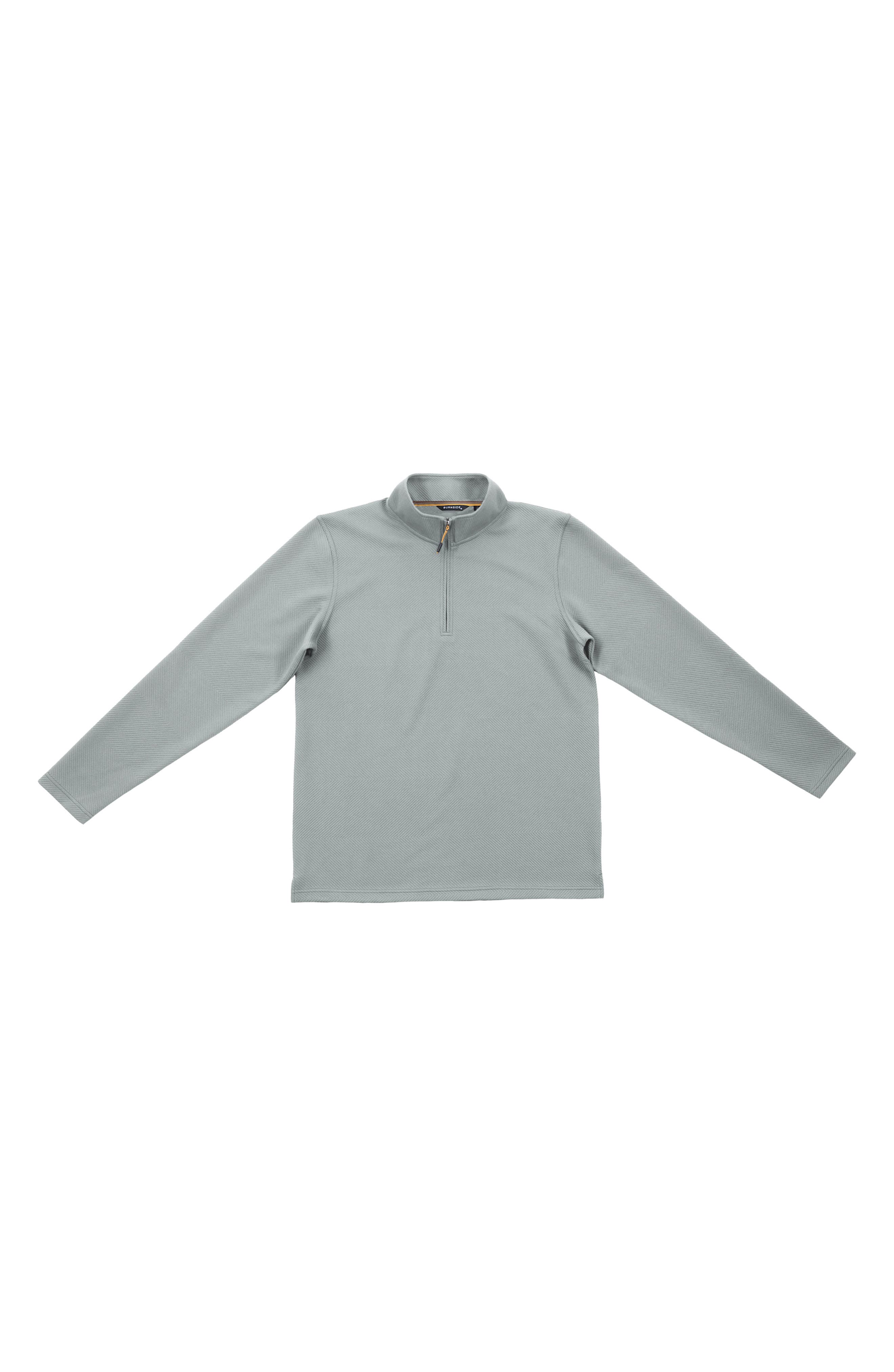 Ottoman Textured Quarter-Zip Pullover