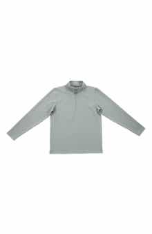 Ottoman Textured Quarter-Zip Pullover