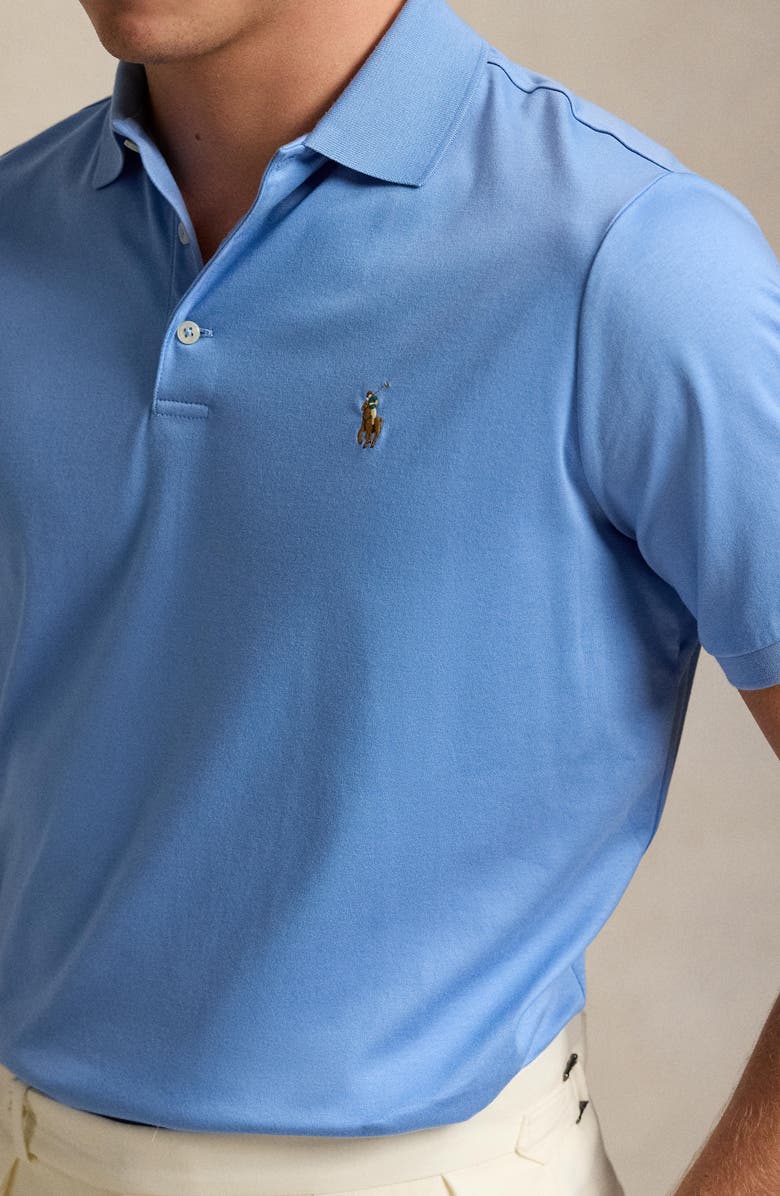 Polo Ralph Lauren Solid Cotton Jersey Polo, Alternate, color,
