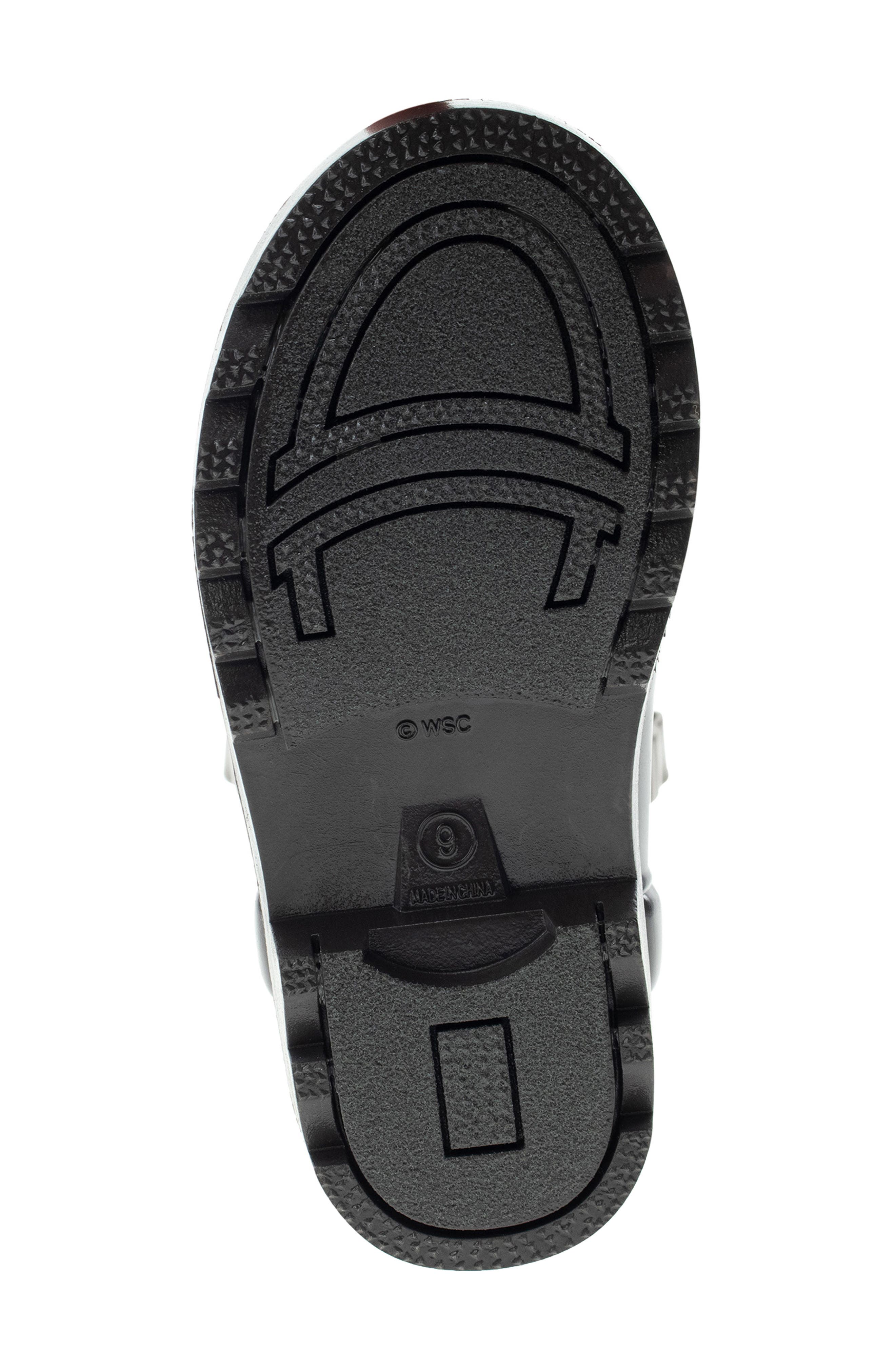 Western Chief Kids' Cowboy Waterproof Rain Boot, Alternate, color, Brown