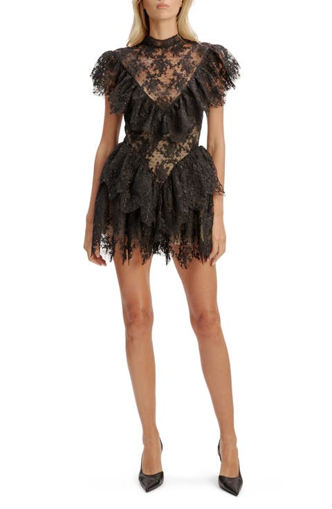 Tarryn Ruffle Lace Minidress