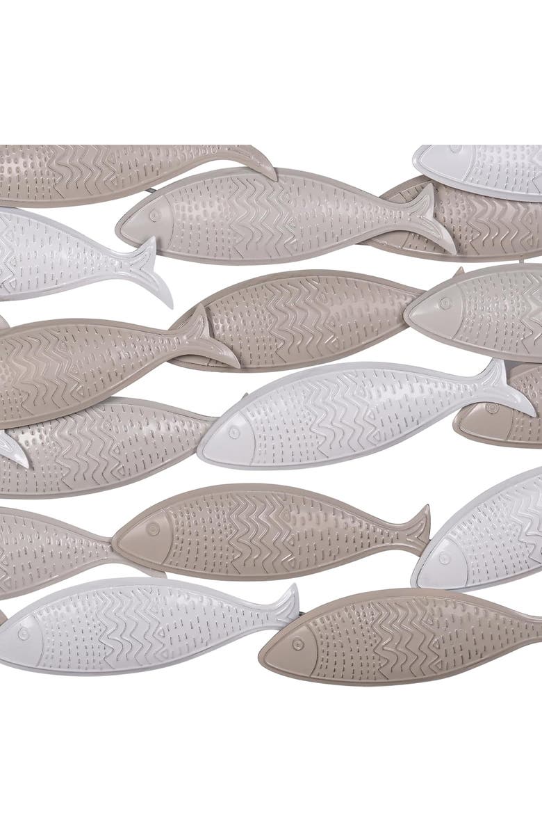 PARKLAND COLLECTION School of Fish Metal Wall Decor, Alternate, color, 