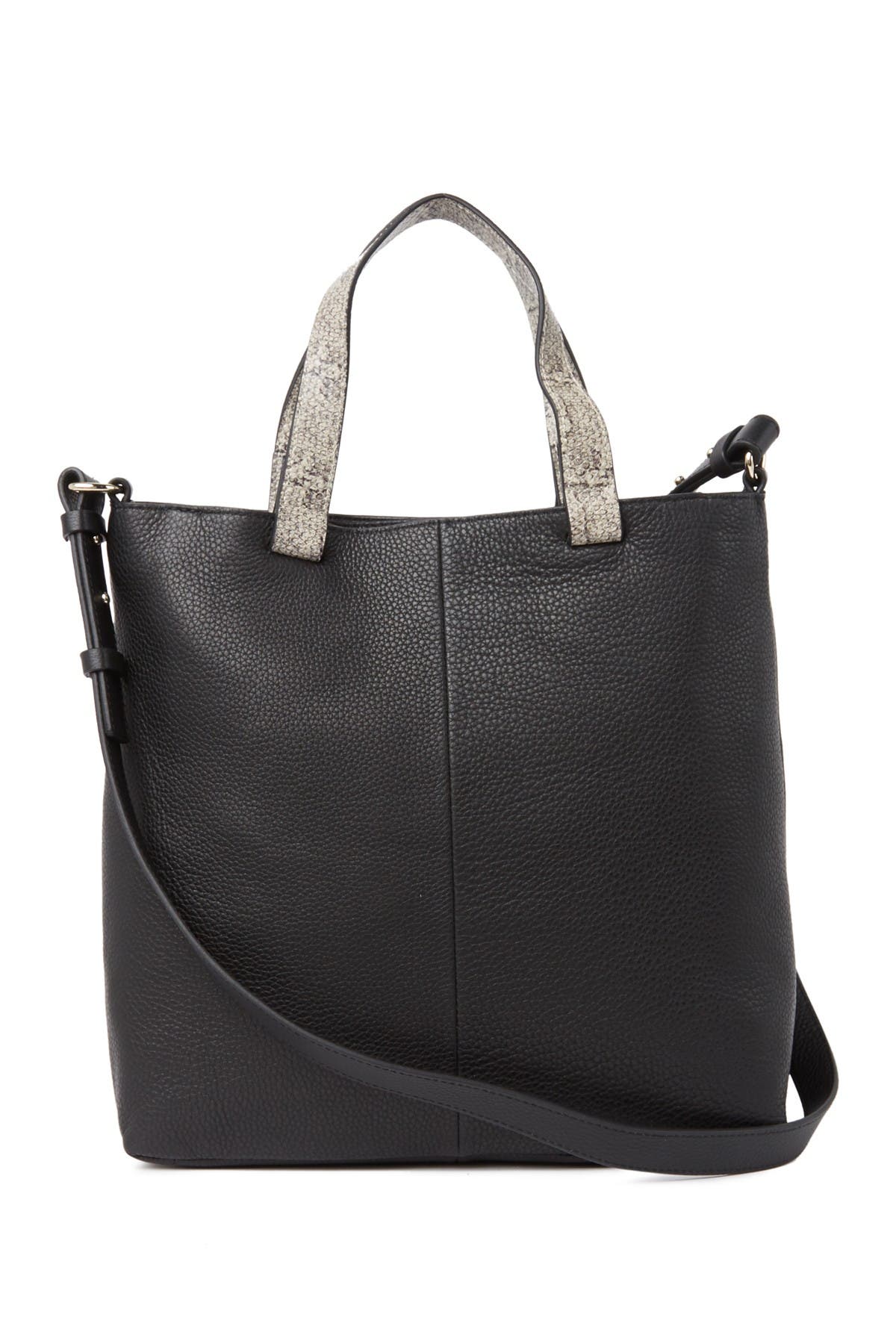 Vince Camuto Vivia Leather Crossbody Tote Bag, Alternate, color, 