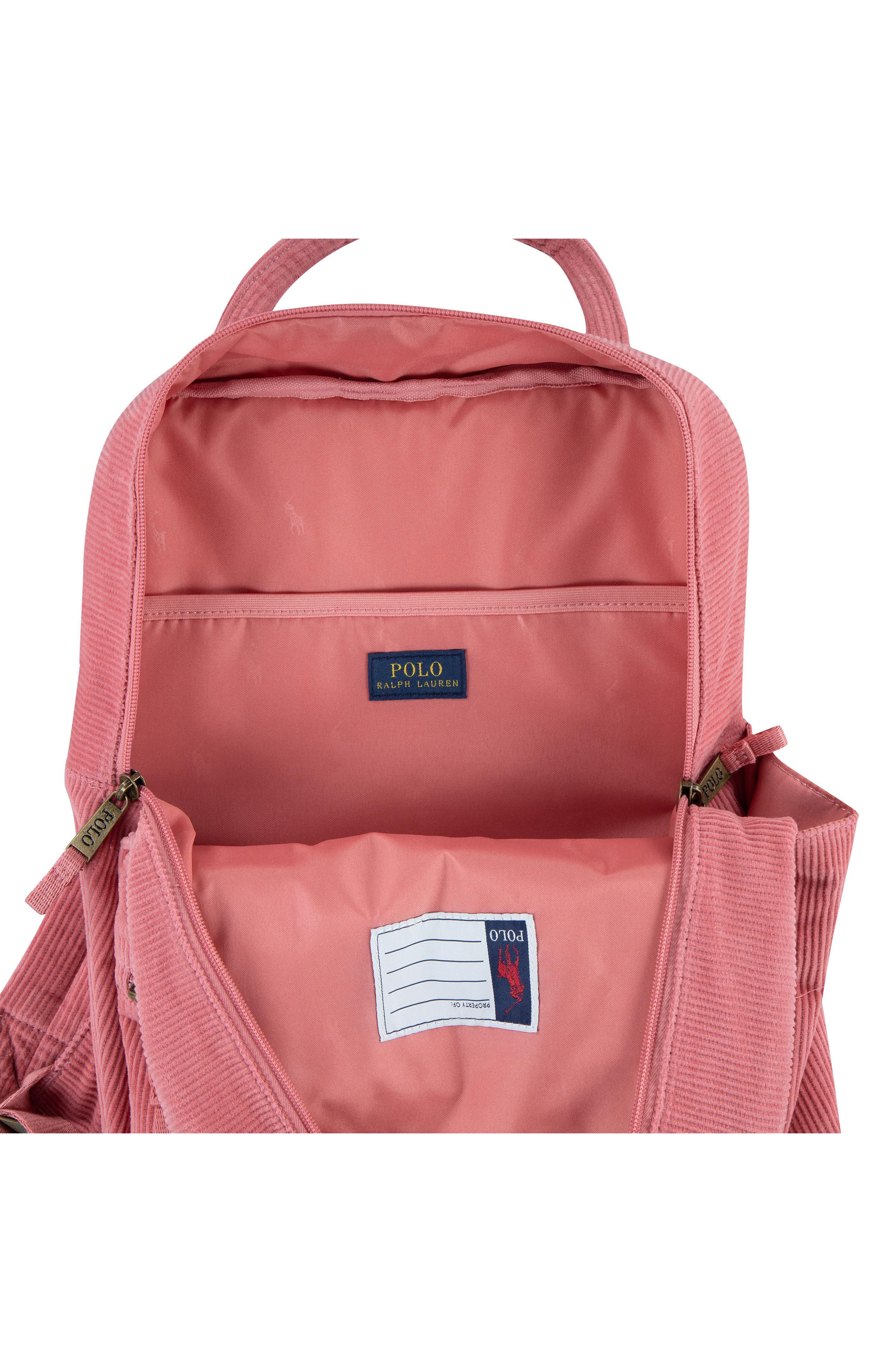 Ralph Lauren Kids' Corduroy Backpack, Alternate, color, 