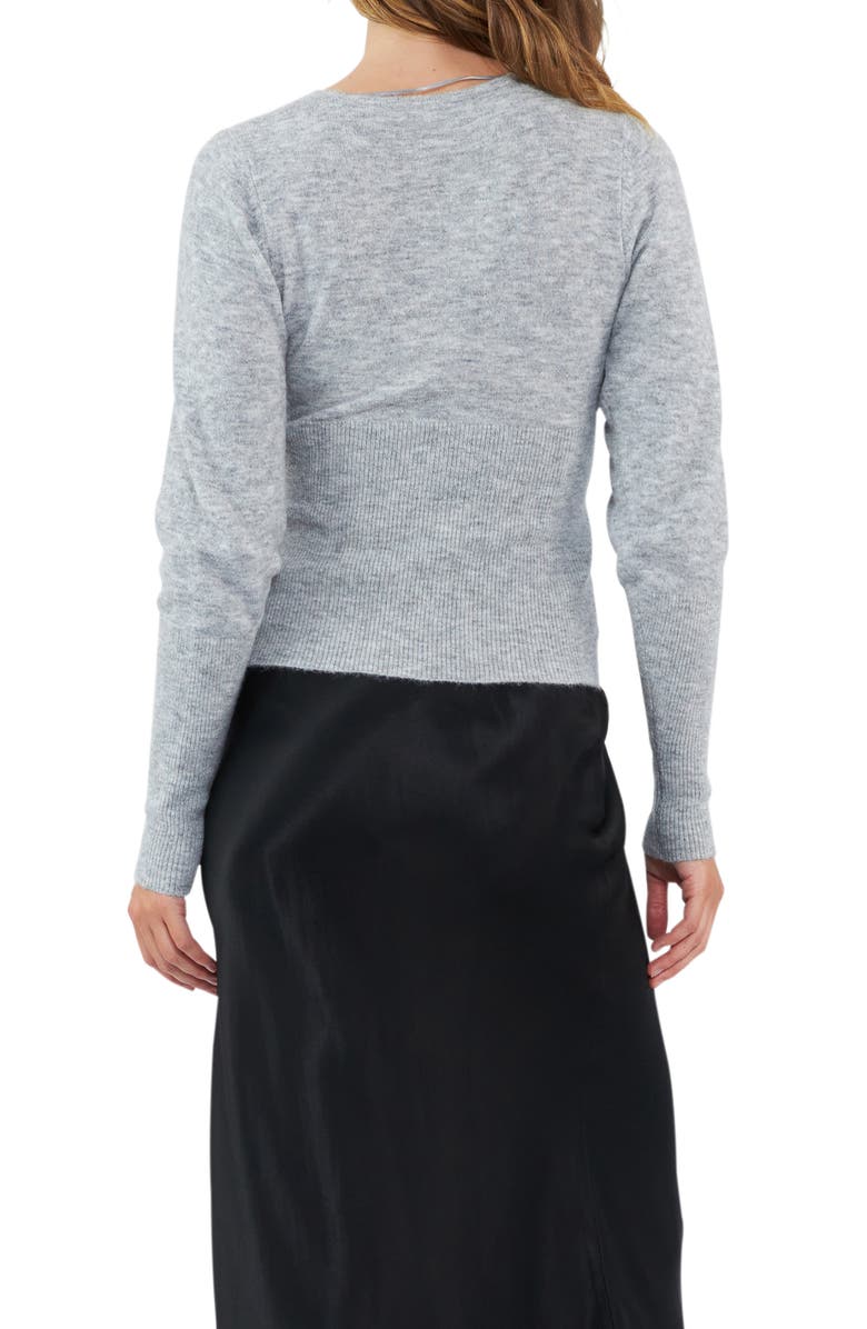 Ripe Maternity Willa Nursing Knit, Alternate, color, Silver Marle