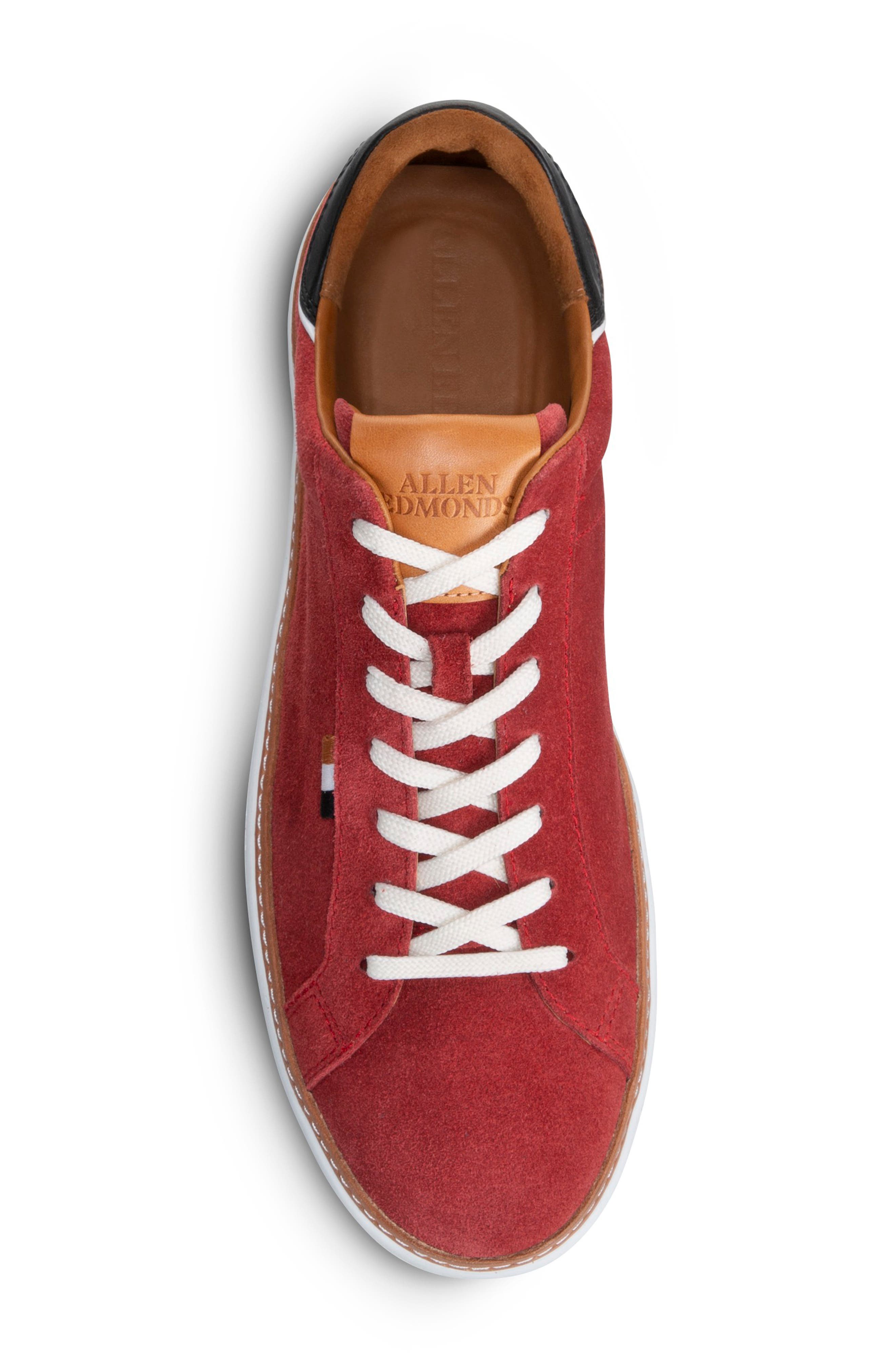 Alpha Sneaker, Alternate, color, CRIMSON