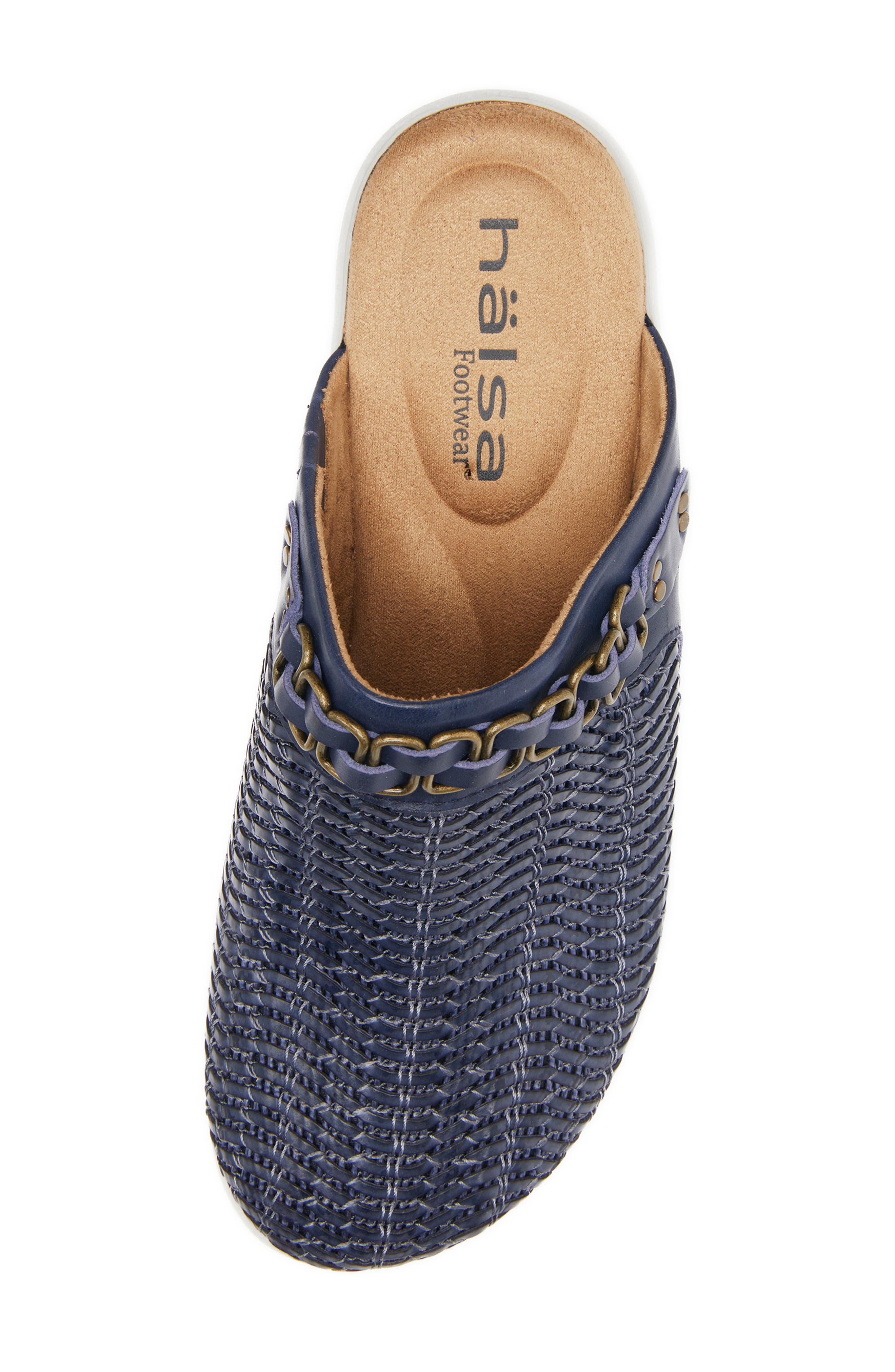 Chloe Clog, Alternate, color, NAVY