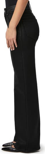 Sasha Coated High Waist Wide Leg Jeans