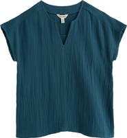 Seasalt Cornwall Landscape Organic Cotton Gauze Top