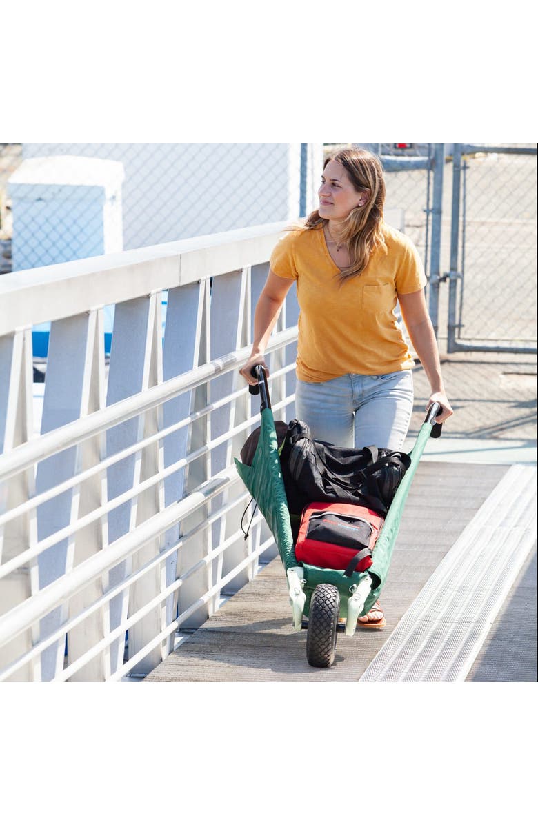 Allsop Home & Garden WheelEasy LE Foldable Garden Cart, Alternate, color, Green