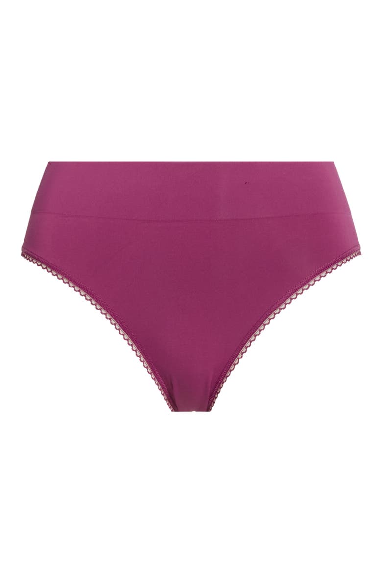 Feeling Flexible High Cut Briefs, Alternate, color, RASPBERRY COULIS