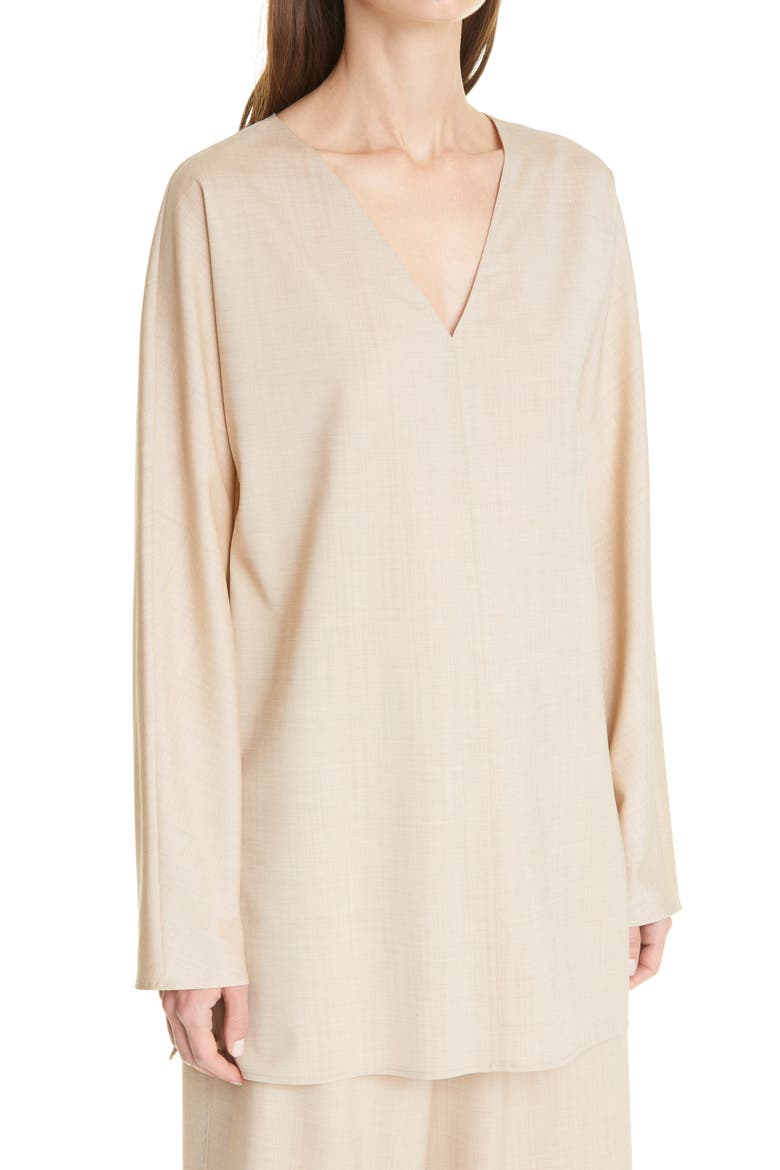 Thurmen Virgin Wool Tunic, Alternate, color, AMBER