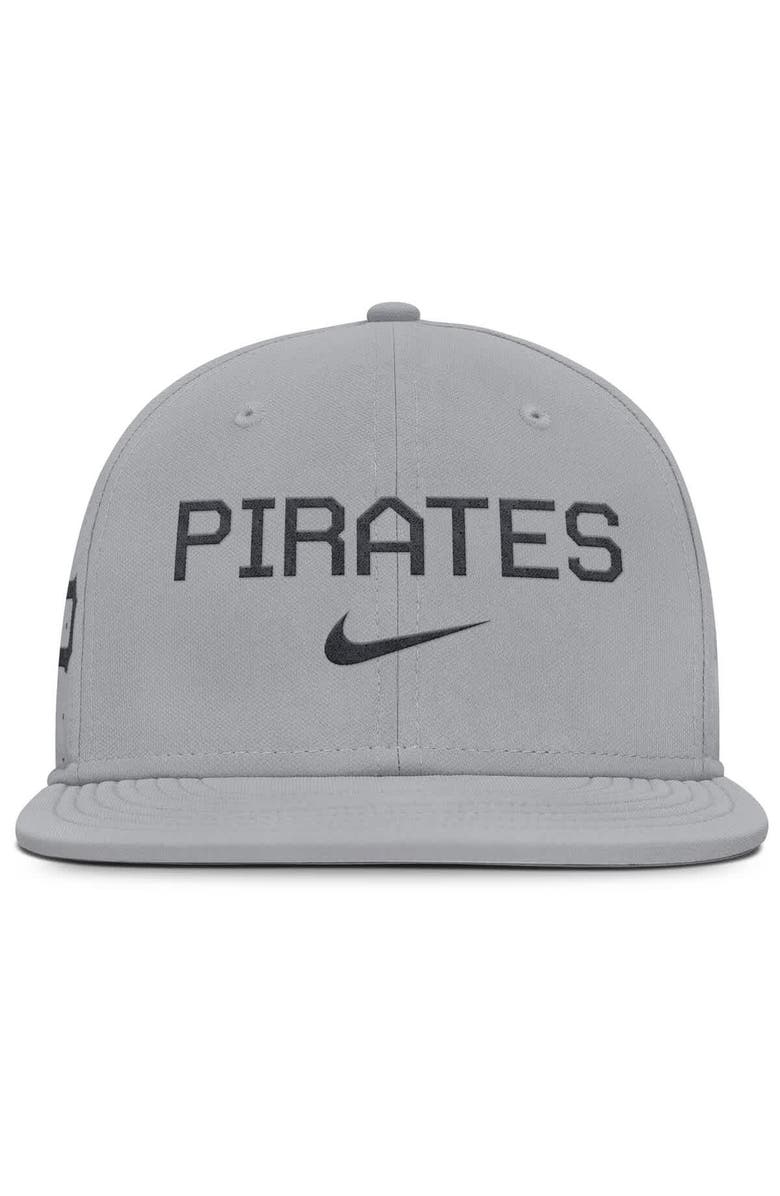 Nike Men's Nike Gray Pittsburgh Pirates True Performance Fitted Hat, Alternate, color, 