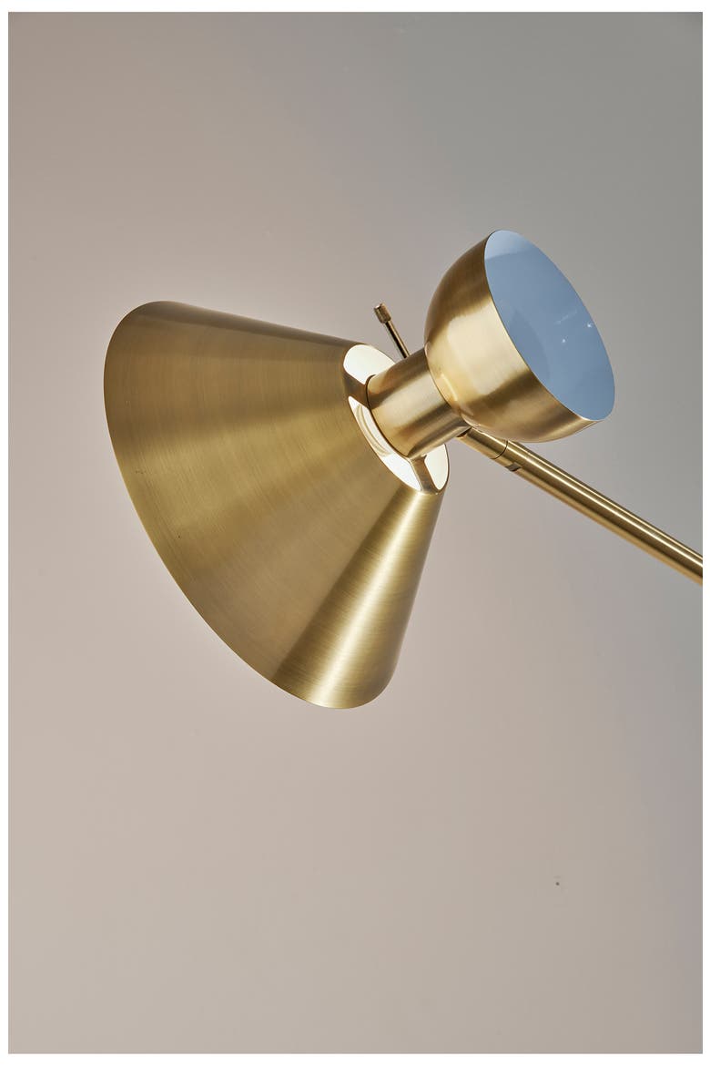 Duke Floor Lamp, Alternate, color, ANTIQUE BRASS