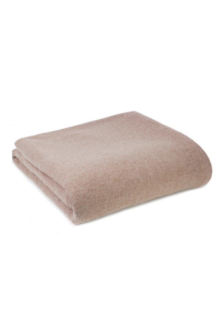 Wool Blend Blanket, Main, color, CAMEL