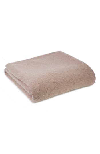 Melange Home Wool Blend Blanket In Camel