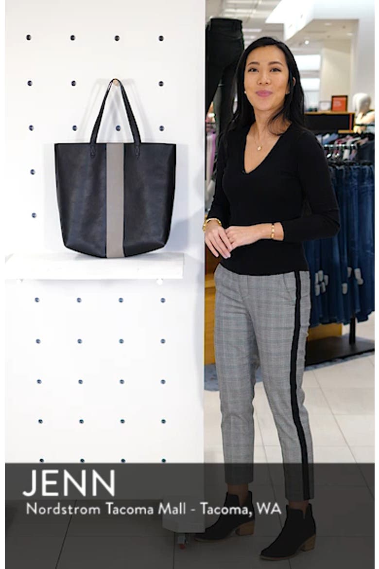 Paint Stripe Transport Leather Tote video