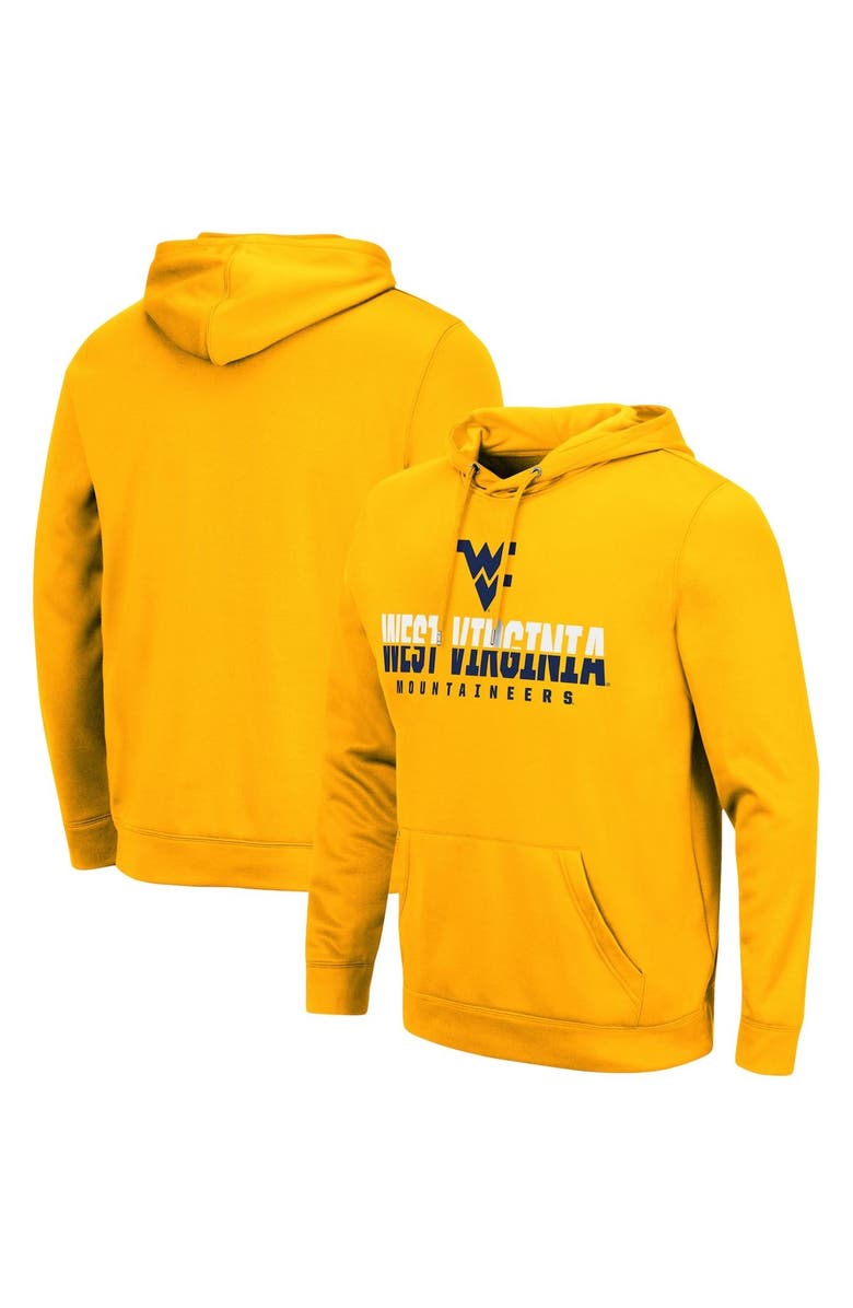 COLOSSEUM Men's Colosseum Gold West Virginia Mountaineers Lantern Pullover Hoodie, Main, color, Gold