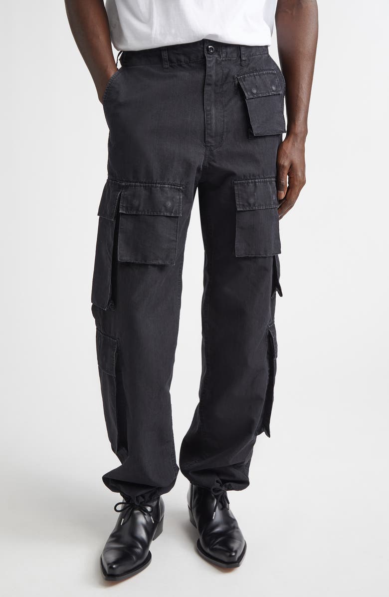 TAKAHIROMIYASHITA TheSoloist. B.D.U. Cargo Pants, Main, color, Fade Black