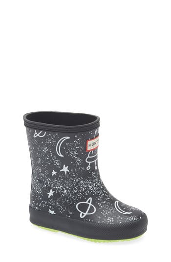 Hunter Kids' First Classic Rain Boot In Black