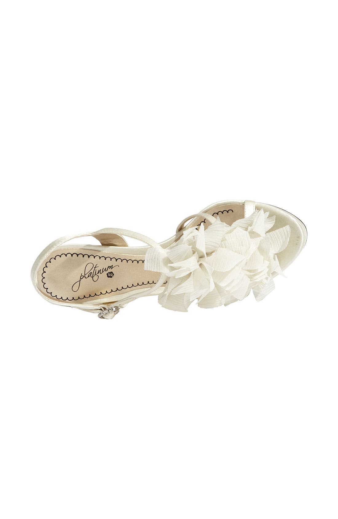 Platinum 'Medina' Sandal, Alternate, color, IVORY