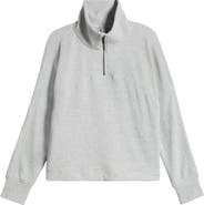 Zella Half Zip Waffle Stitch Sweatshirt