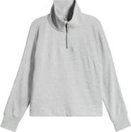 Zella Half Zip Waffle Stitch Sweatshirt