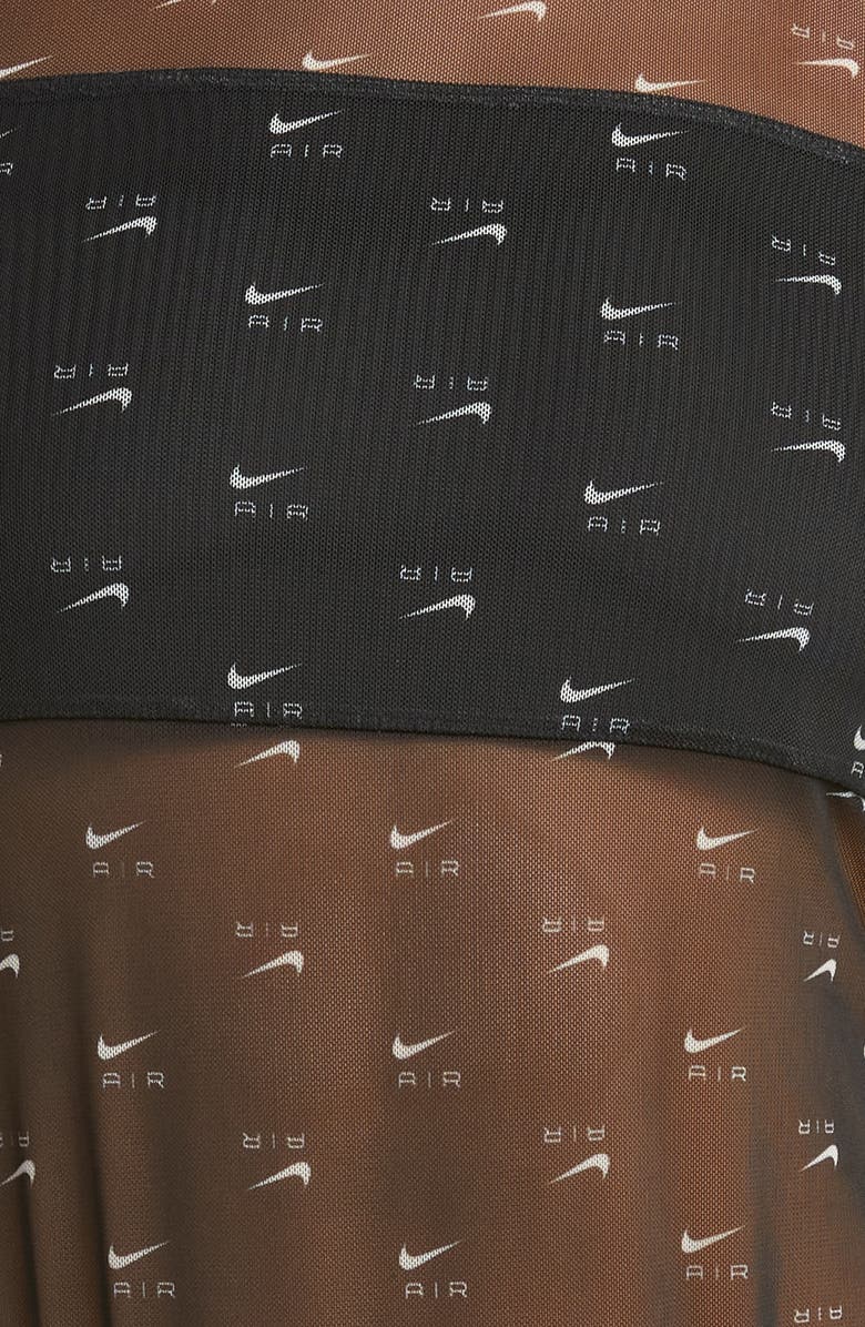 Nike Air Print Mock Neck Bodysuit, Alternate, color,