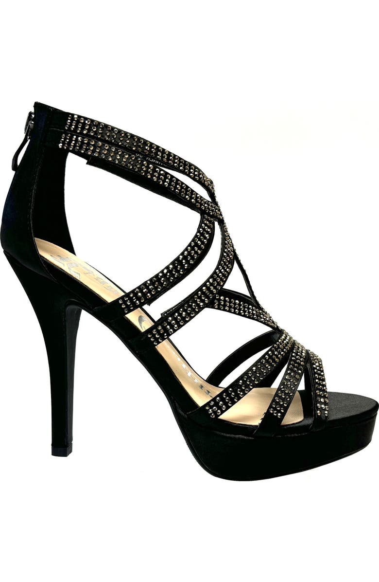 LADY COUTURE Strappy Rhinestone Sandal, Alternate, color,