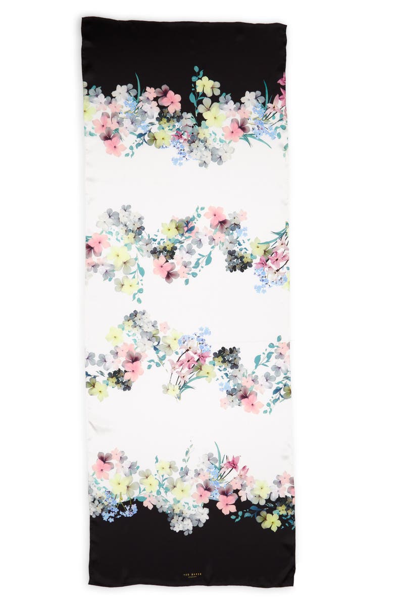 Ted Baker London Perriee Pergola Floral Silk Scarf, Alternate, color,
