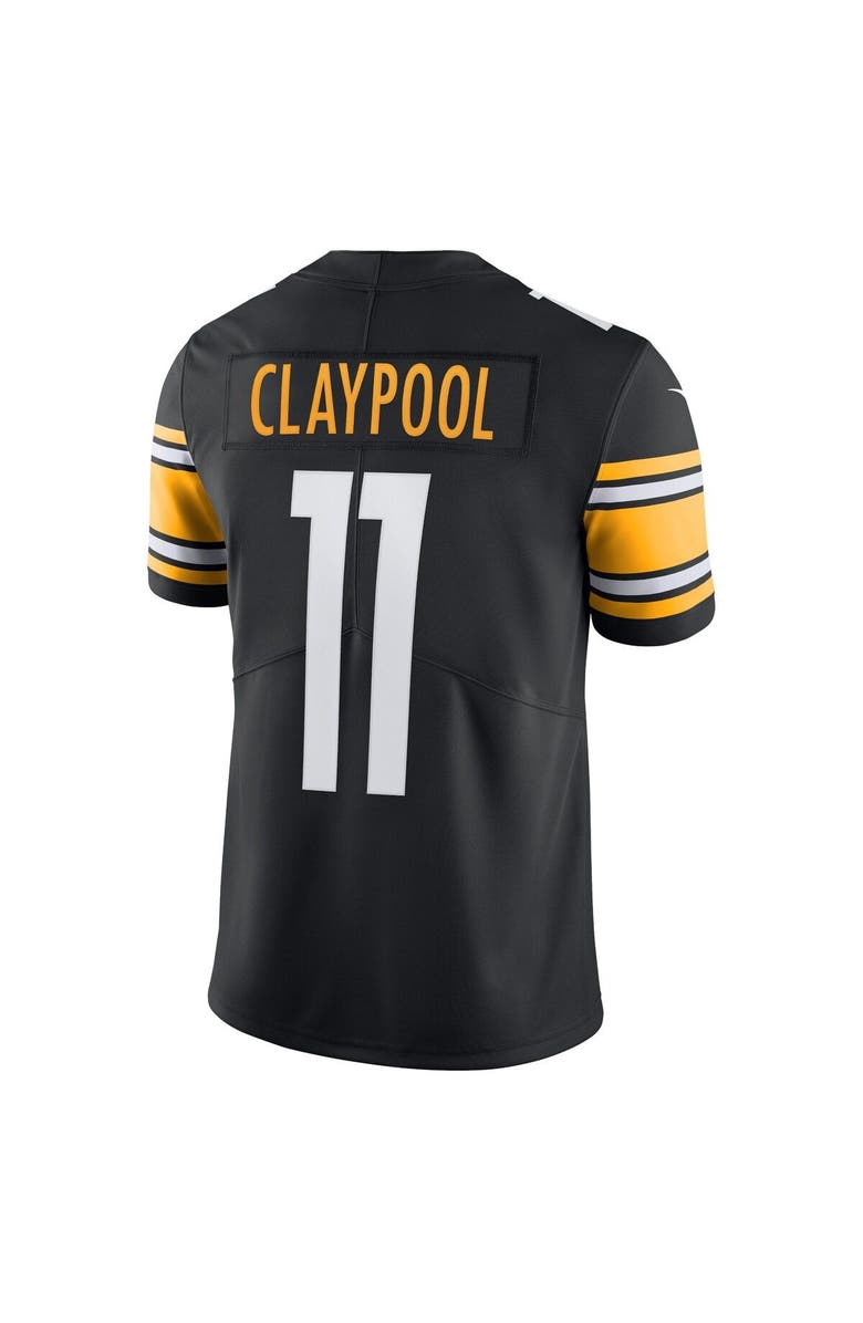 Nike Men's Nike Chase Claypool Black Pittsburgh Steelers Vapor Limited Player Jersey, Alternate, color, 