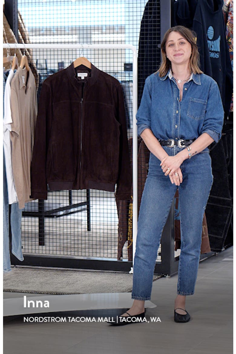 Suede Bomber Jacket video