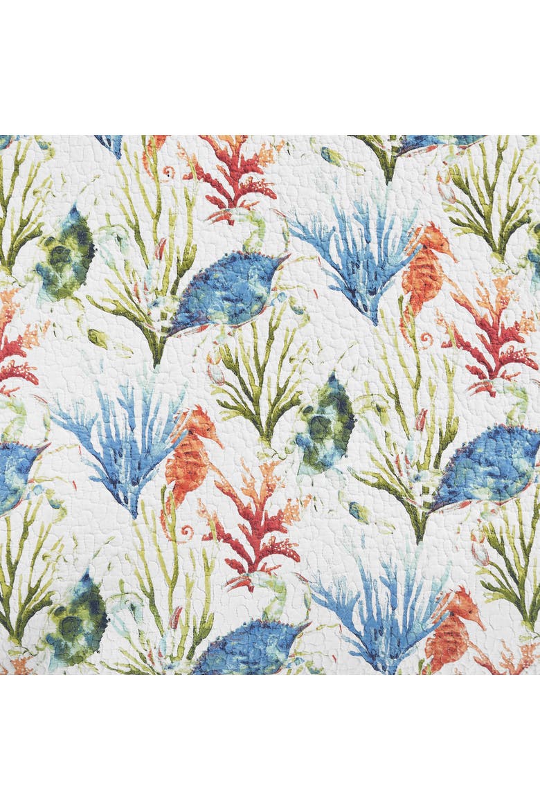 Marino Cotton Quilt Set  - Reversible and Machine Washable, Alternate, color, Blue