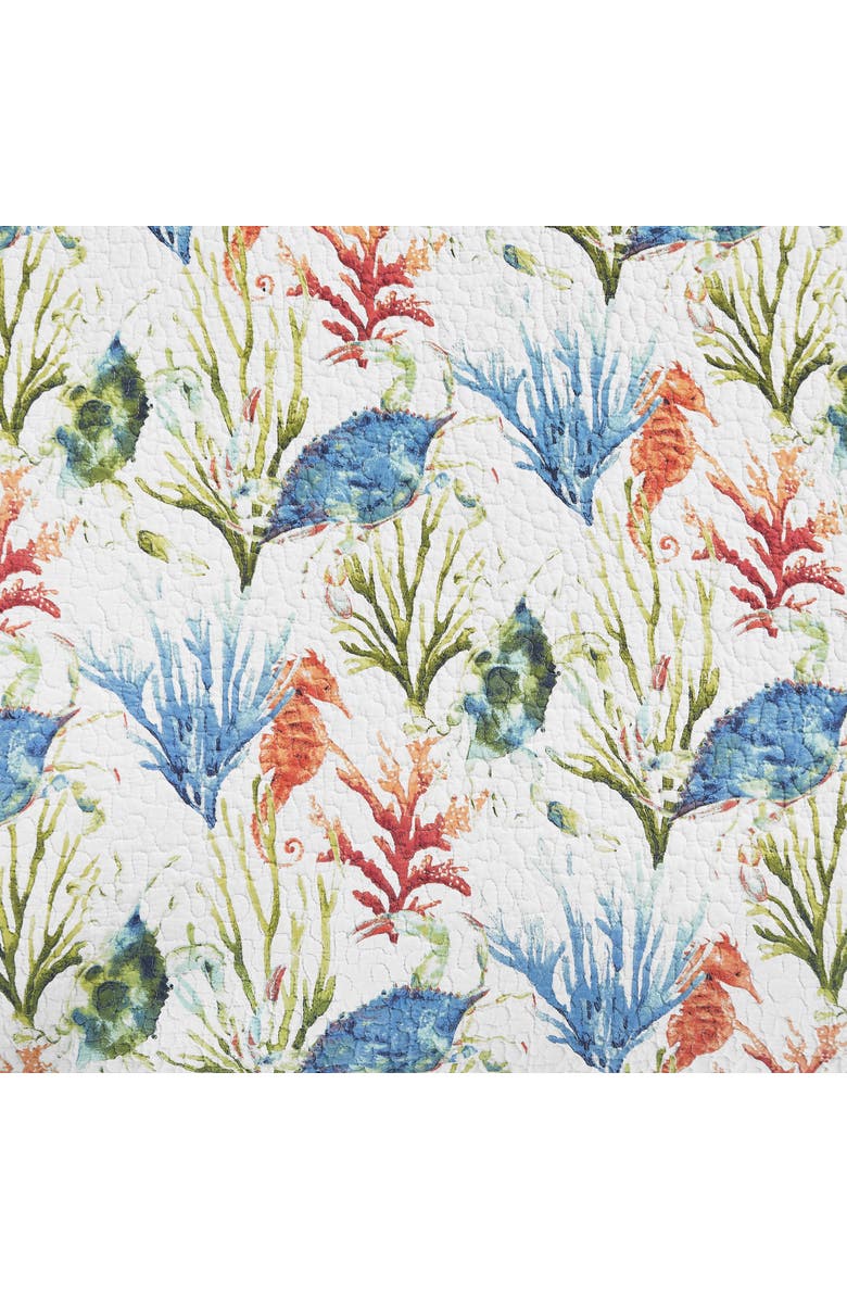 C&F Home Marino Cotton Quilt Set  - Reversible and Machine Washable, Alternate, color, Blue