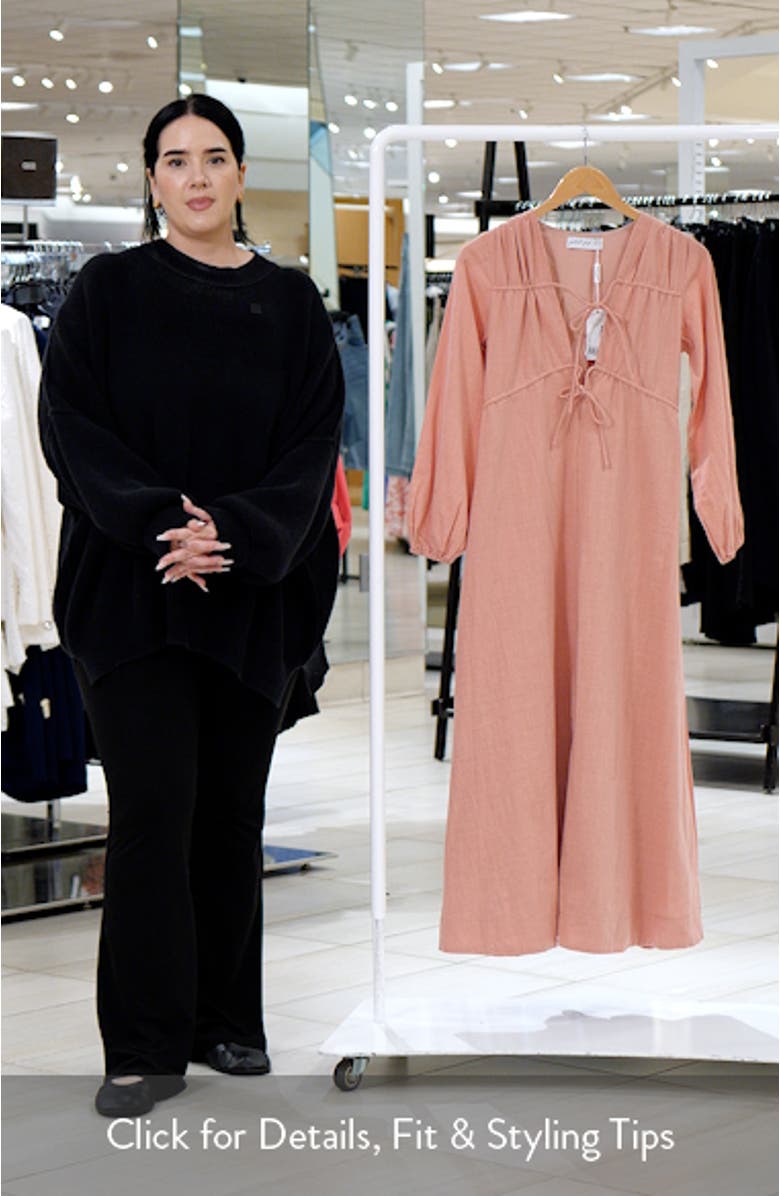 Riven Long Sleeve Maxi Dress, sales video thumbnail