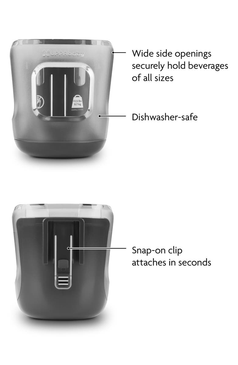 UPPAbaby Cup Holder for Vista, Cruz & Minu Strollers, Alternate, color, Black