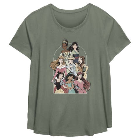 Women's Disney Frame Princesses  Graphic T-Shirt