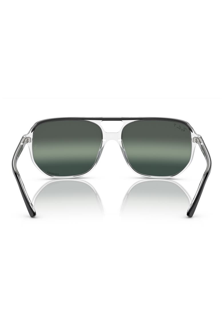 Bill One 60mm Square Sunglasses, Alternate, color, CLEAR