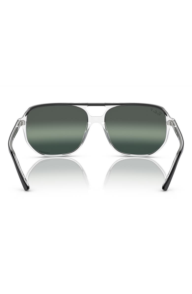 Ray-Ban Bill One 60mm Square Sunglasses, Alternate, color, Clear