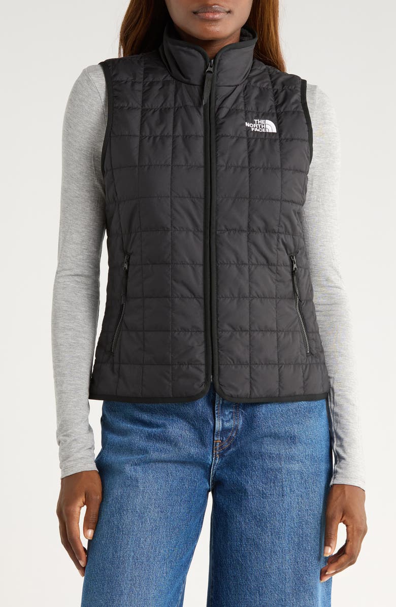 The North Face Junction Quilted Heatseeker Eco Vest, Alternate, color, Tnf Black