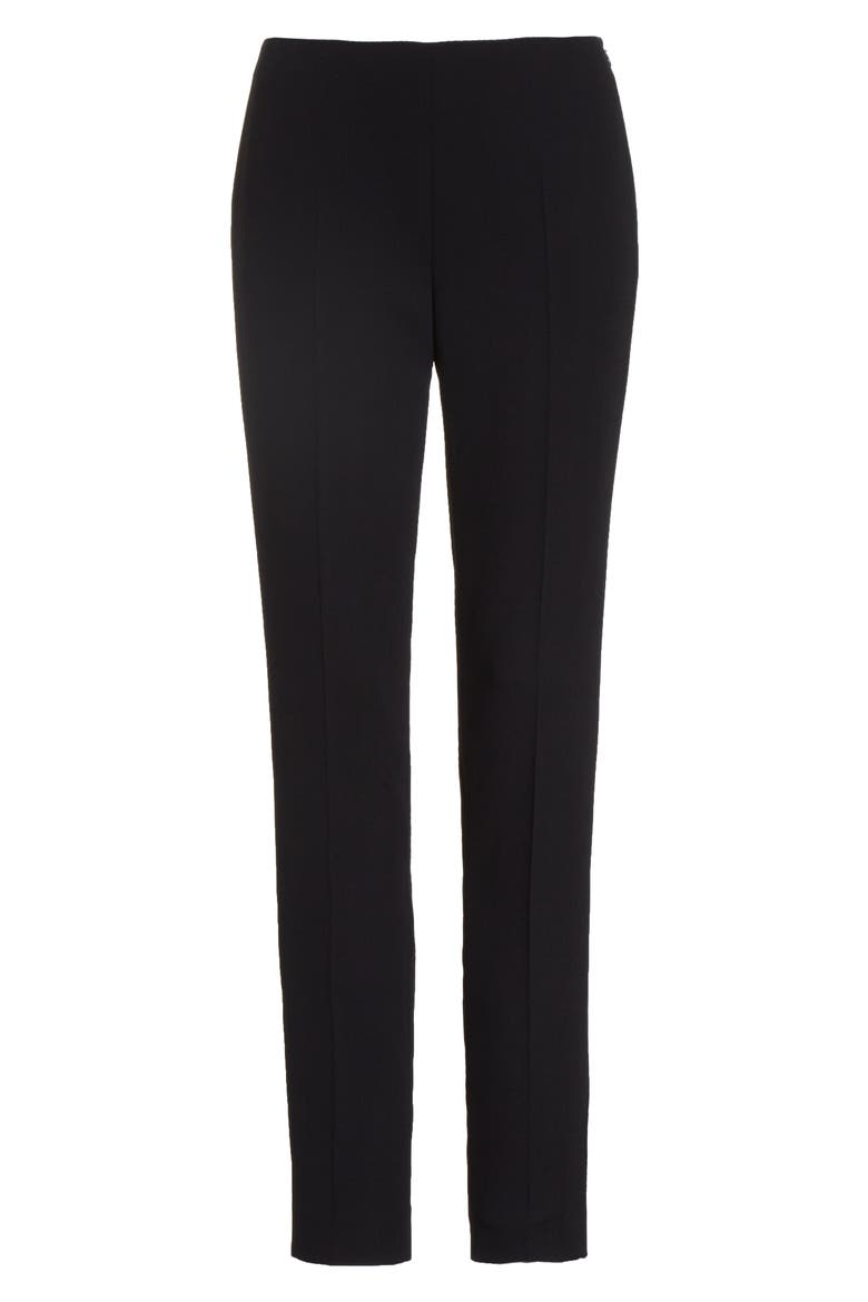 Melissa Wool Blend Pants, Alternate, color, BLACK