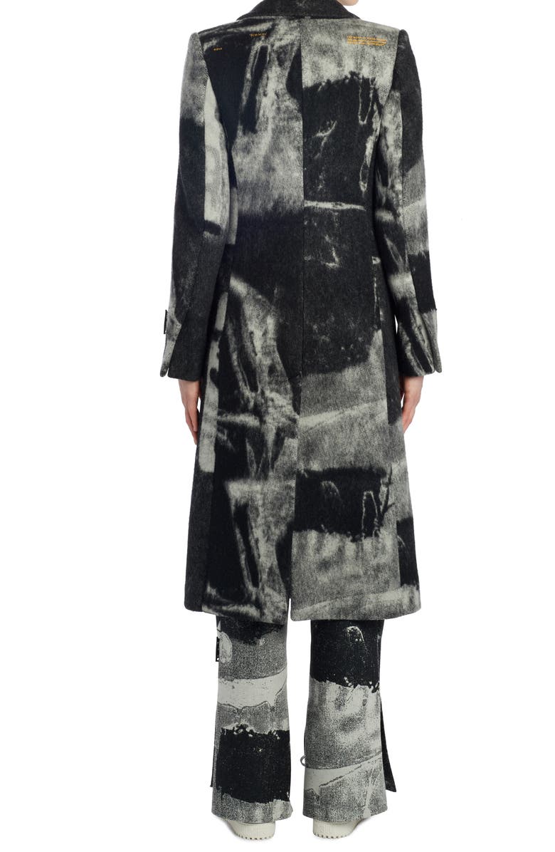 Off-White x Pablo Tomek Print Wool Blend Coat, Alternate, color, 
