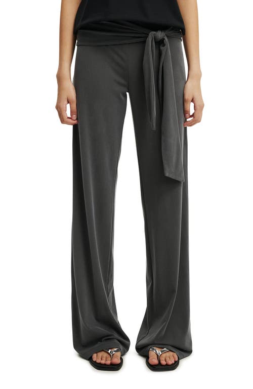 Cotton On Honey Tie Pant In Gray