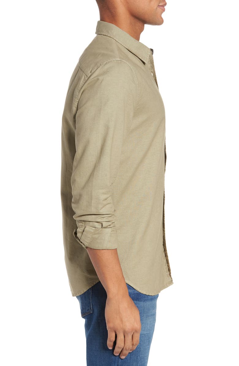 AG Caleb Slim Fit Twill Sport Shirt, Alternate, color, 