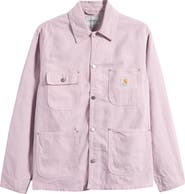 Carhartt Work In Progress Walter Cotton & Linen Canvas Chore Coat