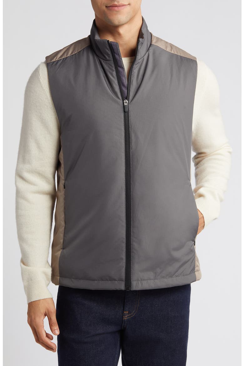 XC4 Colorblock Water Resistant Vest, Alternate, color, TAUPE