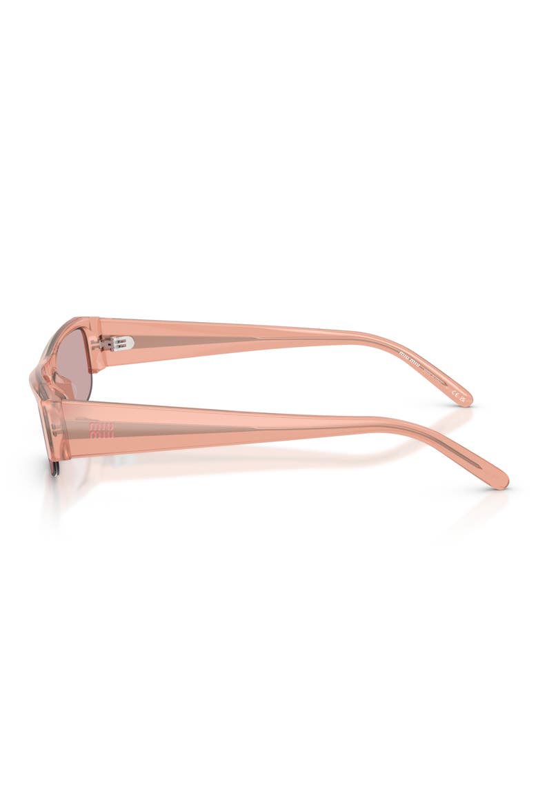 51mm Rectangular Sunglasses, Alternate, color, OPAL PINK / PINK